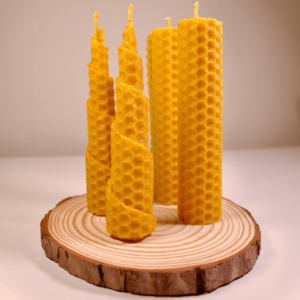 Velas de miel artesanas - unidades y packs