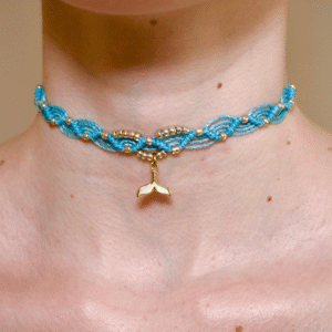 Choker de Macramé – Cola de Ballena
